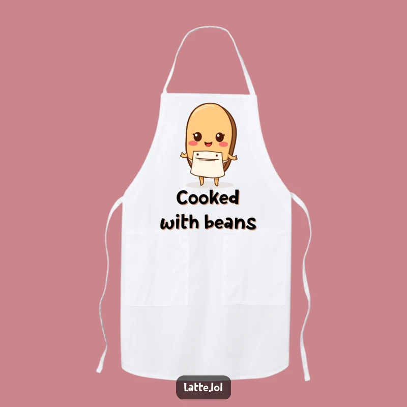 Funny Coffee Bean Apron: Chic Kitchen Wear for Coffee Lovers