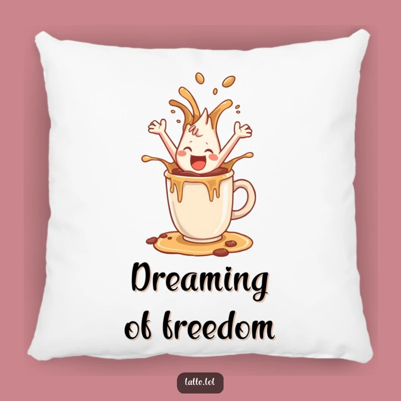 Comfy Funny Joyful Splash Pillow: Snuggle Up with Pure Happiness