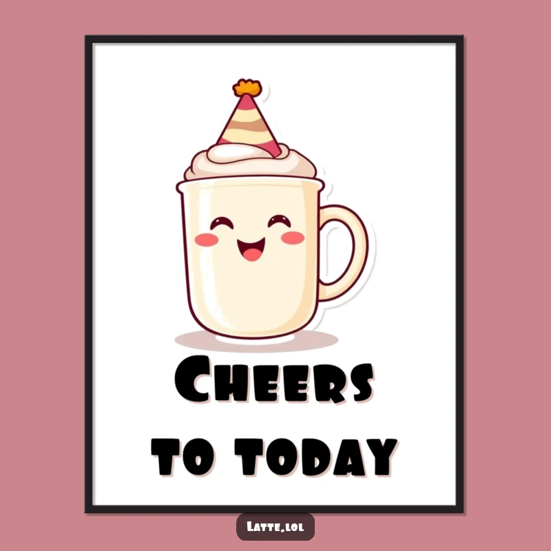 Funny Party Hat Poster: Decorate Your Space with Celebration