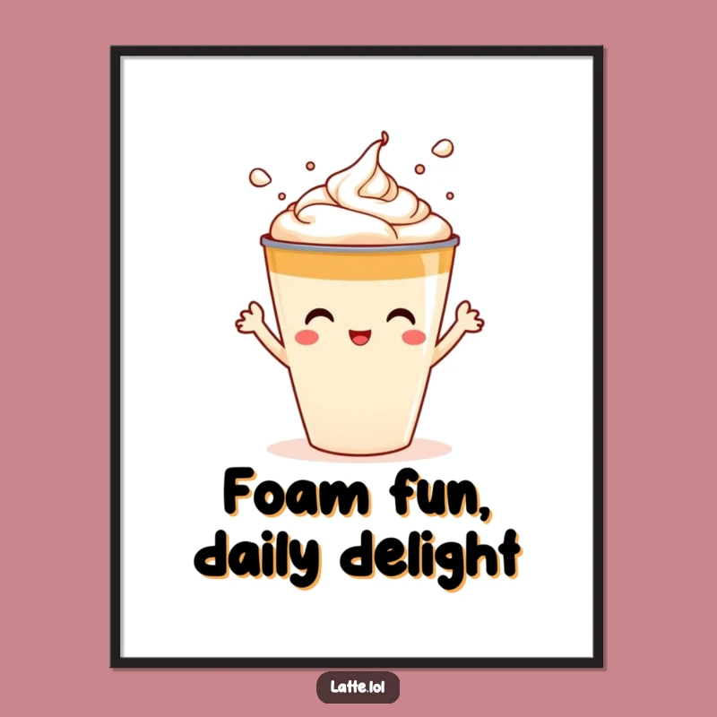 Funny Free Printable Wall Art: Playful Latte Splashes for Your Decor