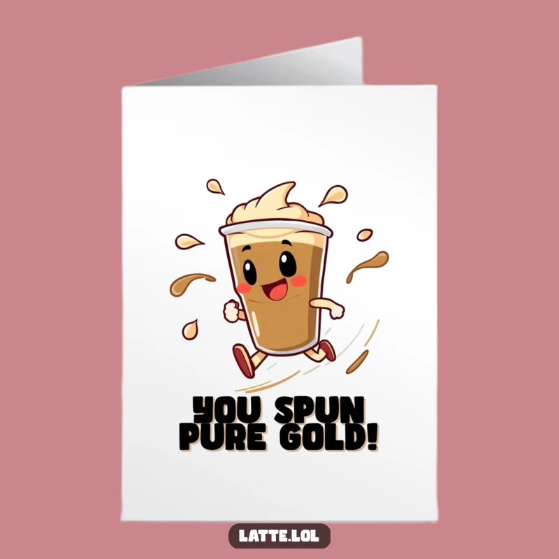 Free Printable Congrats Card: Speedy Espresso, Celebrating Your Quick Success