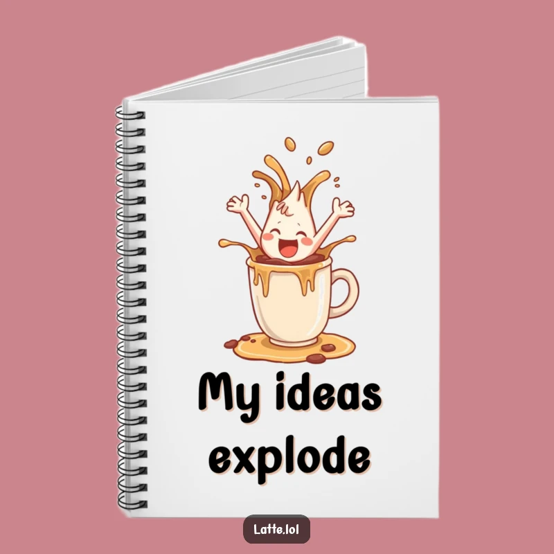 Funny Joyful Splash Notebook: Capture Your Happy Thoughts
